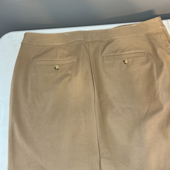 Chaps Tan Skirt Size 16 - Picture 4 of 7